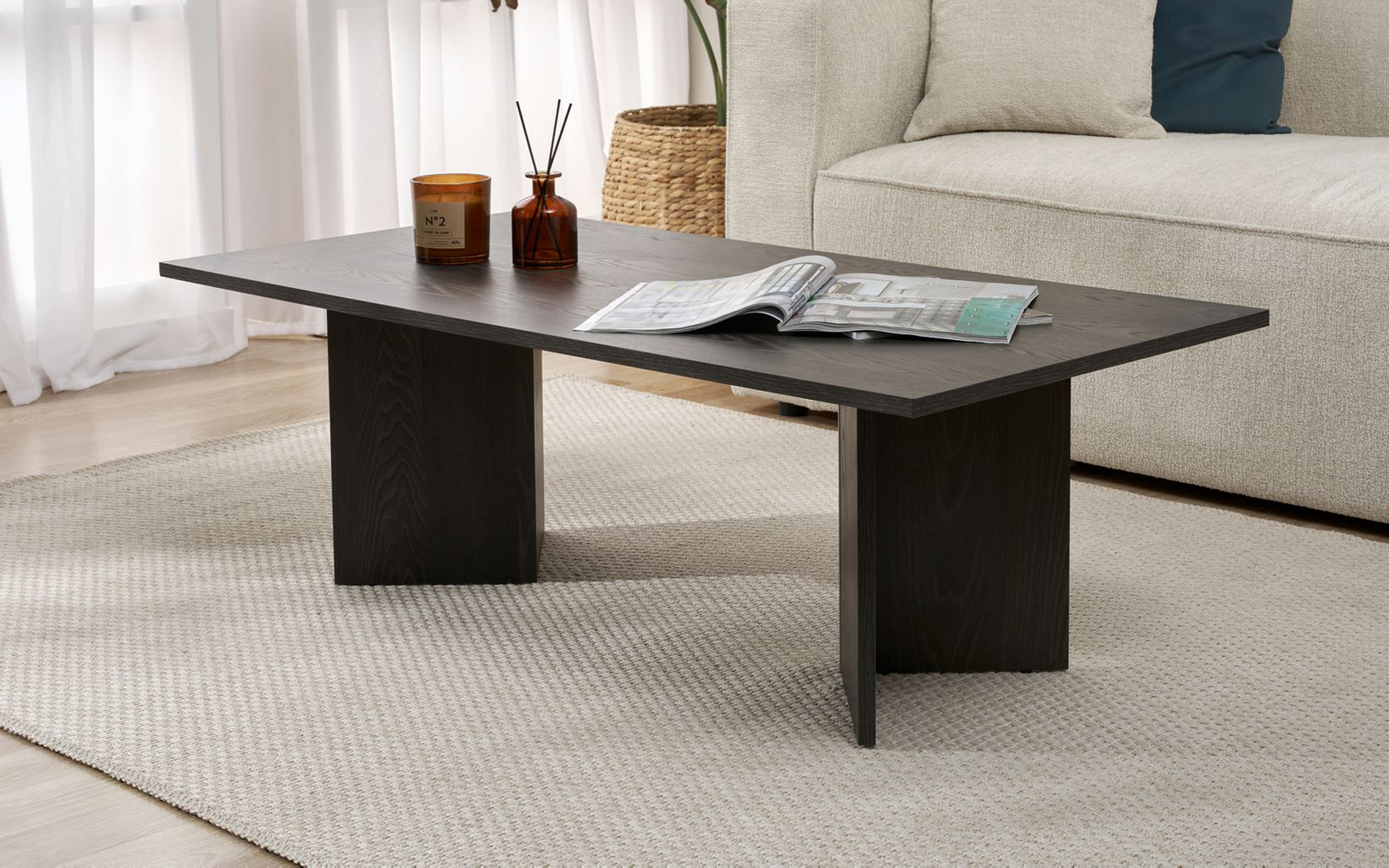 Masuta de cafea Sabin, Lumiere negru  4